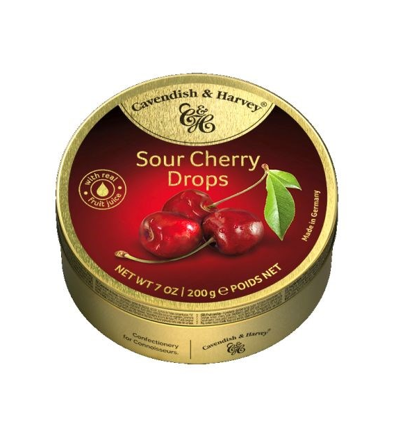 C&H Sour Cherry Drops 200g
