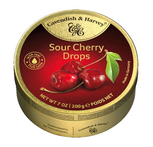 C&H Sour Cherry Drops 200g