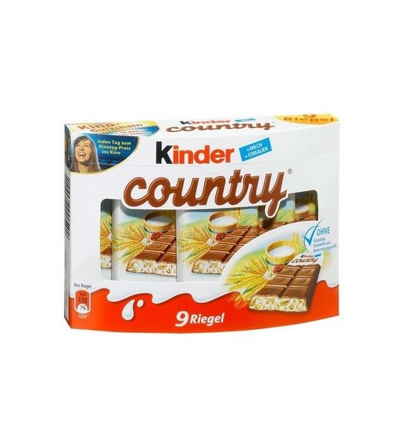 Kinder Country 9szt 235g