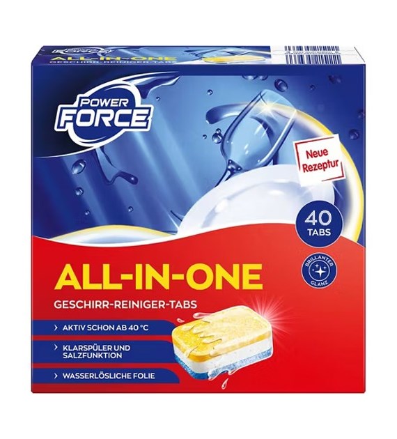 Power Force All-In-One Tabs 40szt 850g