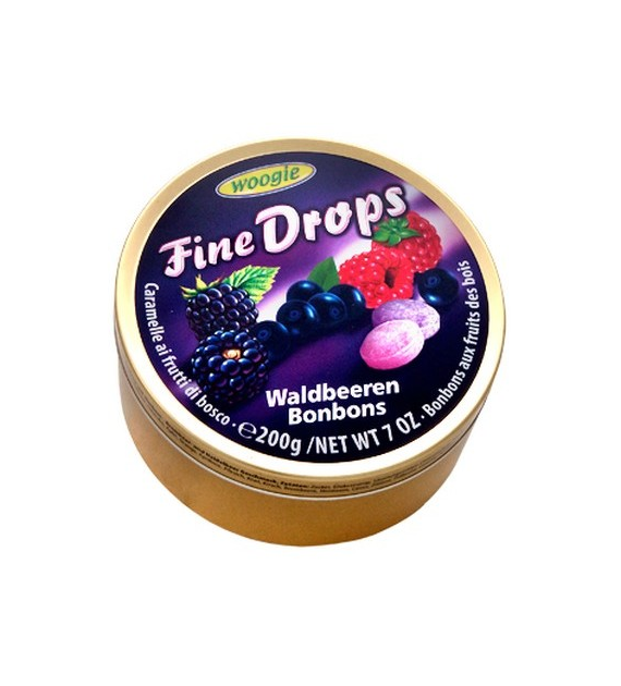 Woogie Fine Drops Waldbeeren 200g