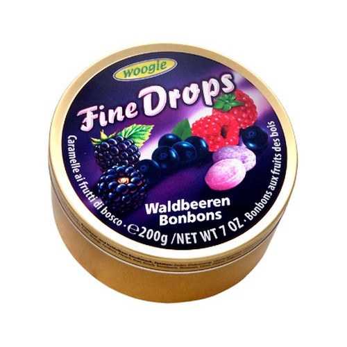 Woogie Fine Drops Waldbeeren 200g