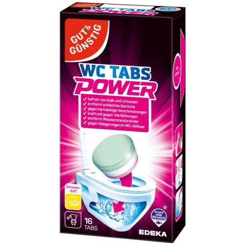 G&G WC Tabs Power 16szt 400g