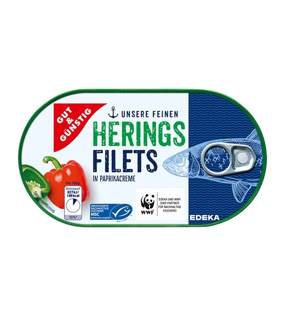G&G Herings Filets Paprikacreme 200g