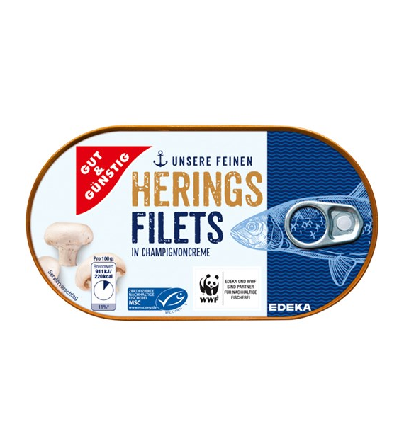G&G Herings Filets Champignoncreme 200g