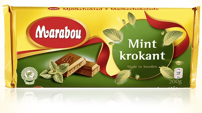 Marabou Mint Krokant 250g