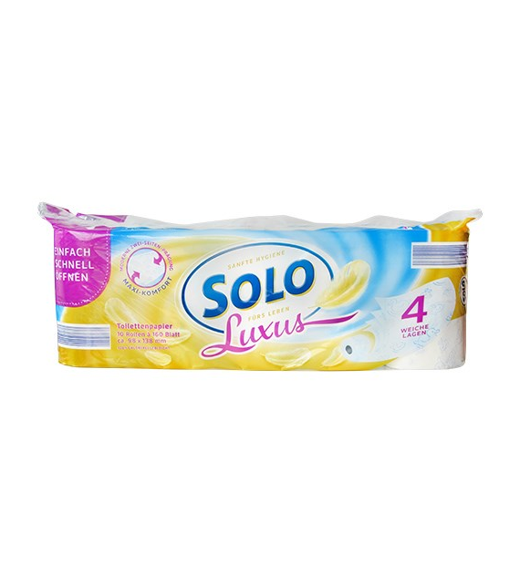 Solo Papier Toaletowy 4 Warstwowy 10 Rolek