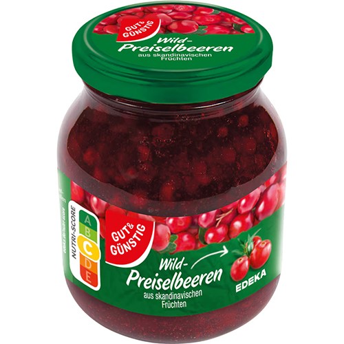 G&G Wild-Preiselbeeren Borówka Czerwona 390g