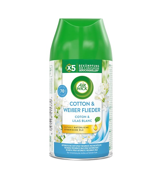 Air Wick Cotton & Weisser Flieder Odś 250ml