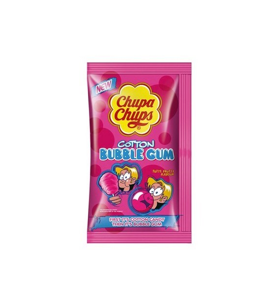 Chupa Chups Cotton Bubble Gum Tutti Frutti 11g